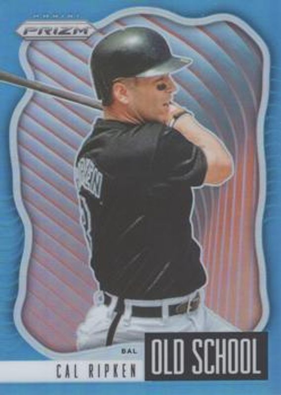Cal Ripken 2021 Prizm #OS-9 Old School - Carolina Blue RAW