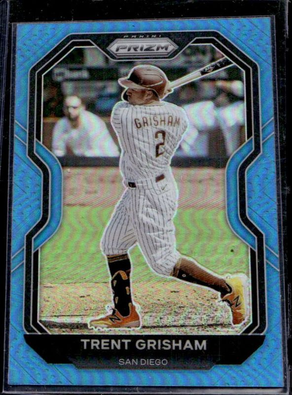 Trent Grisham 2021 Prizm #159 Carolina Blue RAW