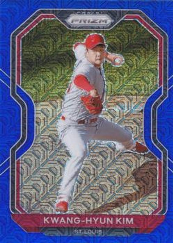 Kwang-Hyun Kim 2021 Prizm #213 Blue Mojo /199 RAW