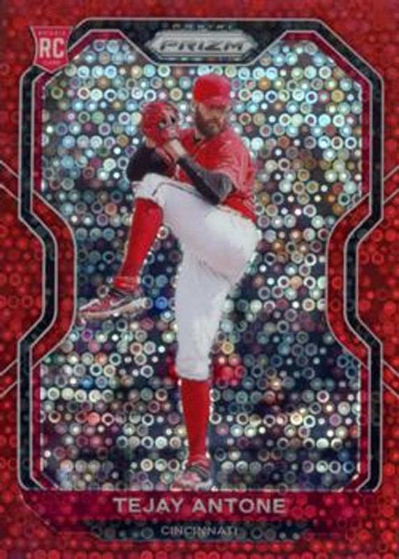 Tejay Antone 2021 Prizm #207 Red Donut Circles /99 Rookie RAW