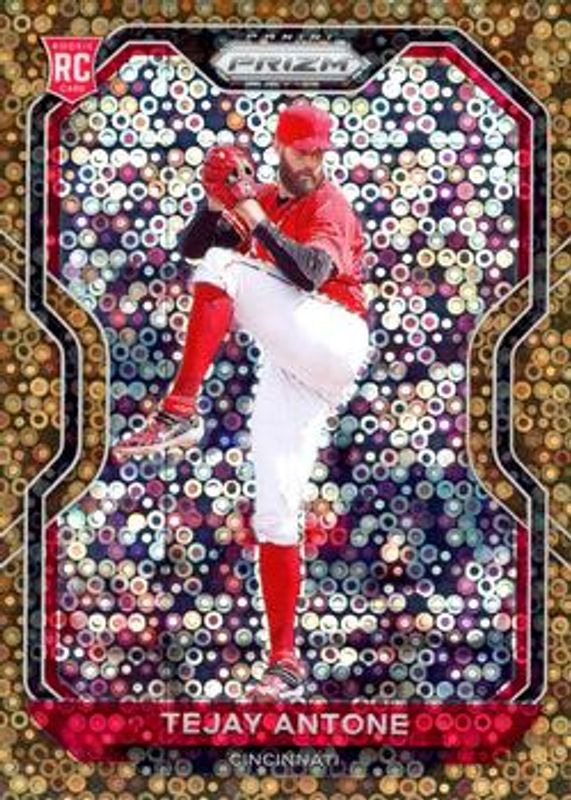 Tejay Antone 2021 Prizm #207 Bronze Donut Circles /40 Rookie RAW