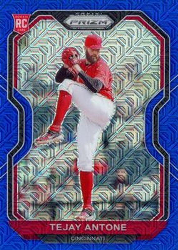 Tejay Antone 2021 Prizm #207 Blue Mojo /199 Rookie RAW