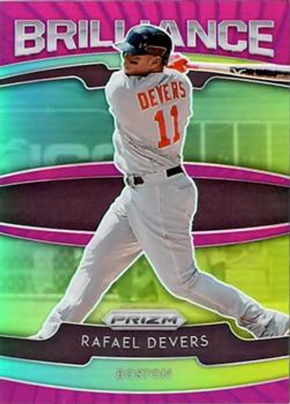 Rafael Devers 2020 Prizm #B-8 Brilliance - Purple RAW