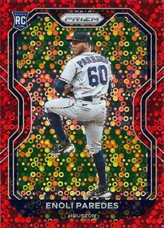Enoli Paredes 2021 Prizm #211 Red Donut Circles /99 Rookie RAW