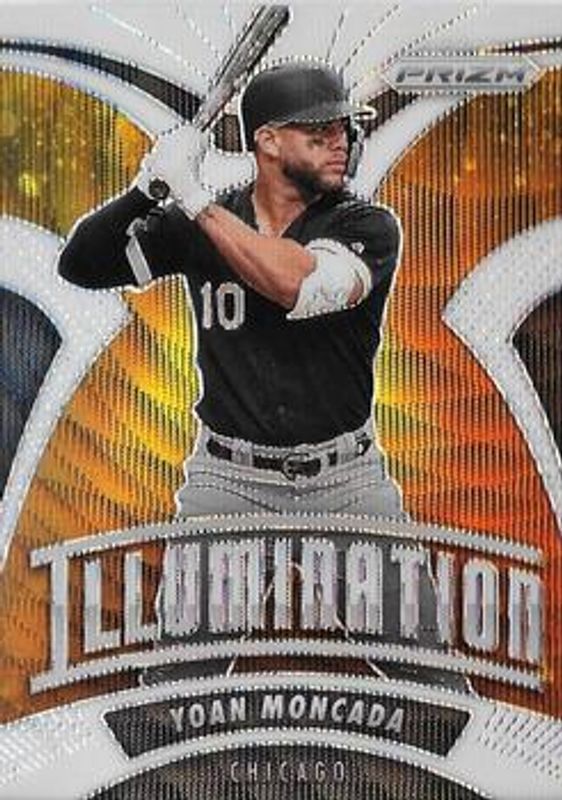 Yoan Moncada 2020 Prizm #I-8 Illumination - White Wave RAW