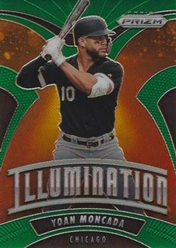 Yoan Moncada 2020 Prizm #I-8 Illumination - Green RAW