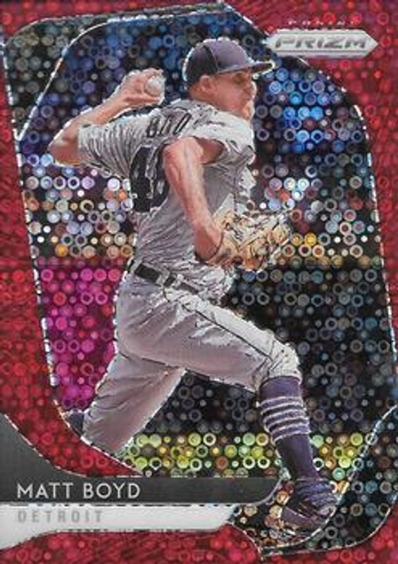 2020 Prizm #199 Red Donut Circles /99