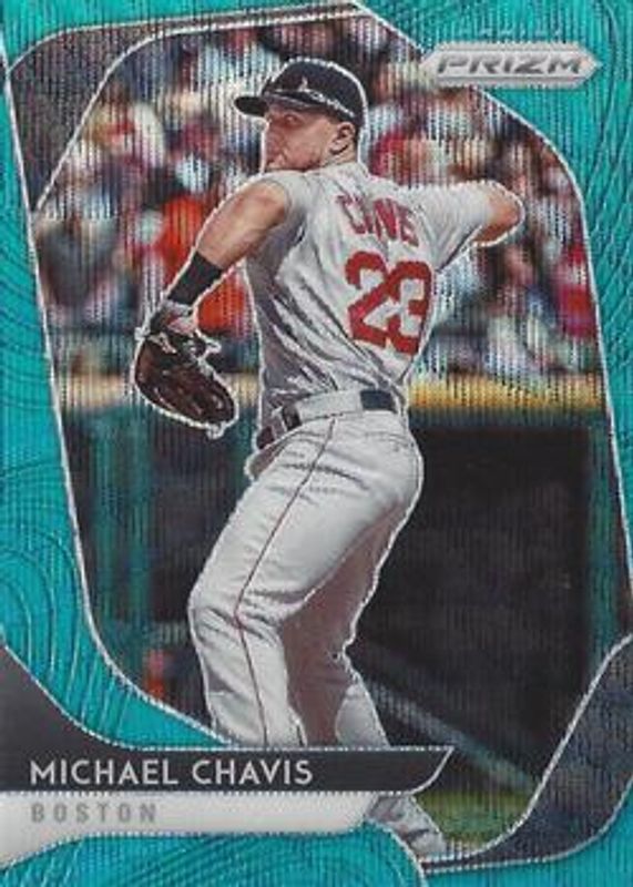 2020 Prizm #91 Teal Wave