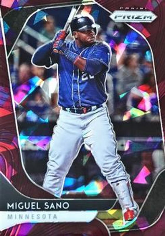 2020 Prizm #109 Burgundy Cracked Ice /25