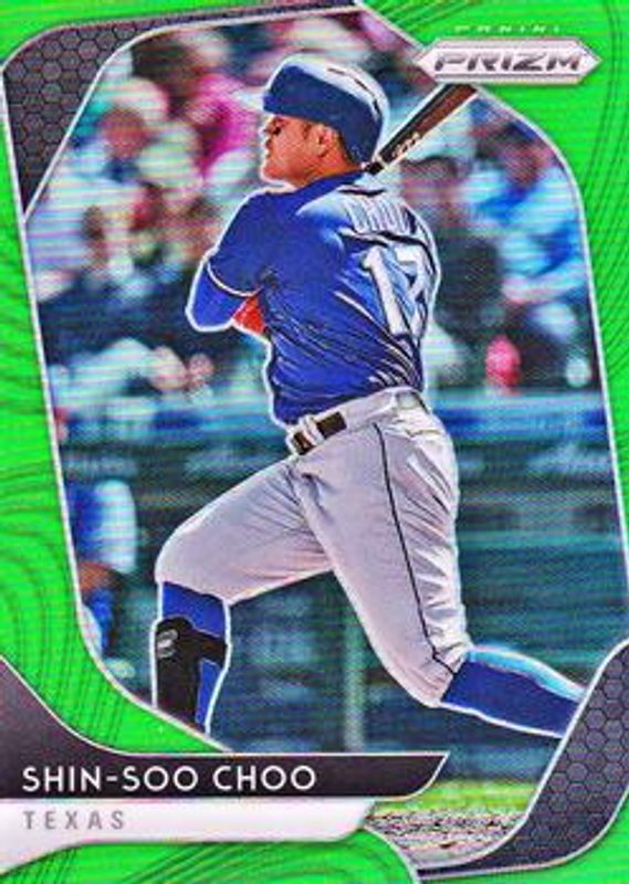 Shin-Soo Choo 2020 Prizm #6 Lime Green /125 RAW