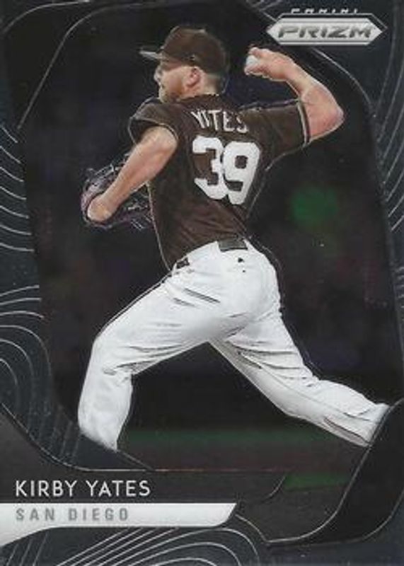 Kirby Yates 2020 Prizm #21 Base RAW