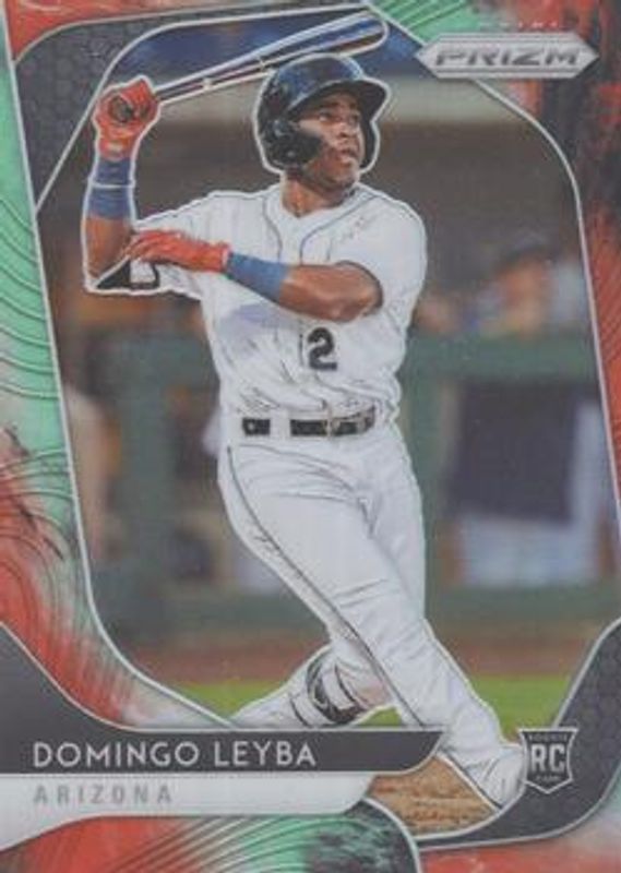 Domingo Leyba 2020 Prizm #10 Cosmic Haze Rookie RAW