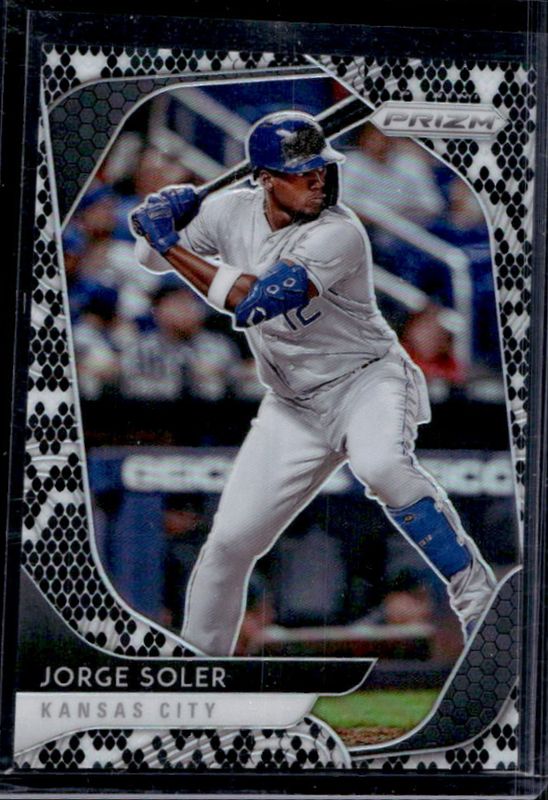 Jorge Soler 2020 Prizm #8 Snakeskin /50 RAW