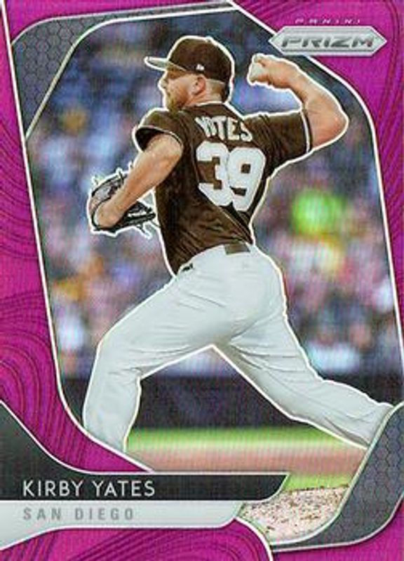 Kirby Yates 2020 Prizm #21 Purple RAW