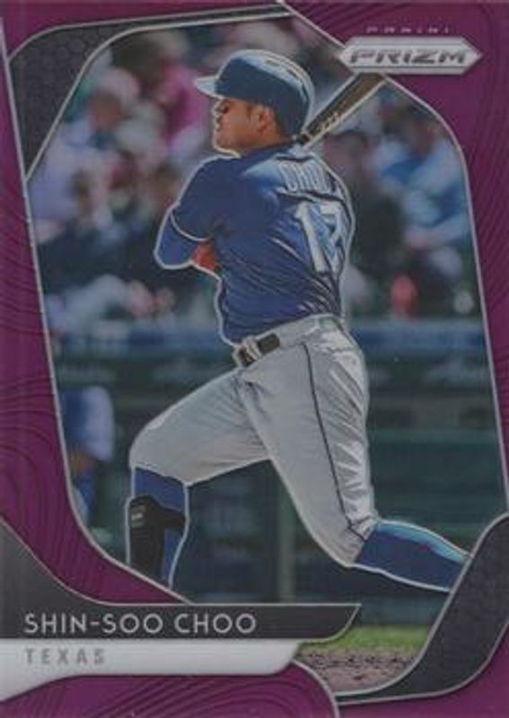 Shin-Soo Choo 2020 Prizm #6 Purple RAW