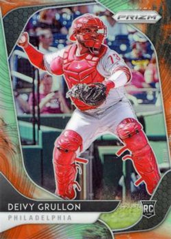 Deivy Grullon 2020 Prizm #72 Cosmic Haze Rookie RAW