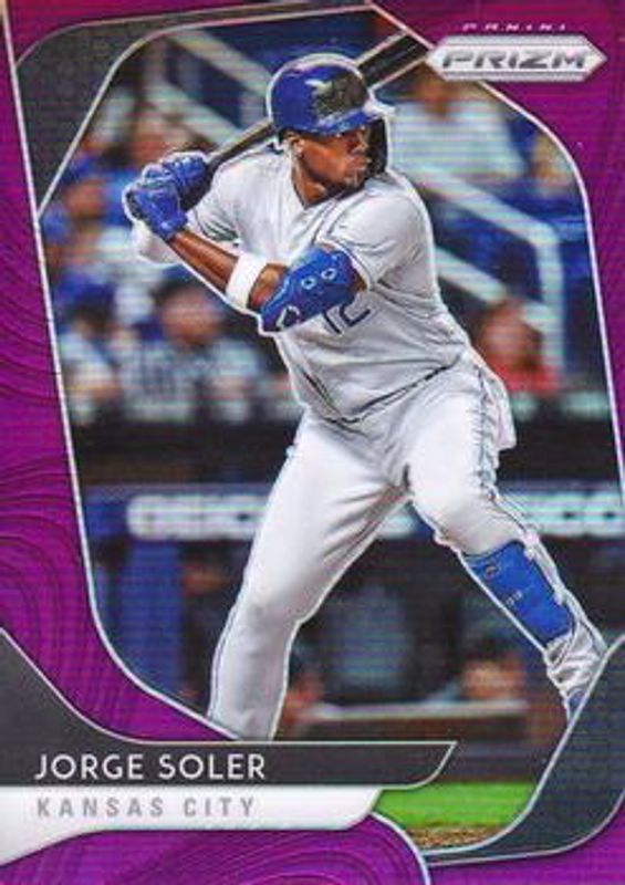 Jorge Soler 2020 Prizm #8 Purple RAW