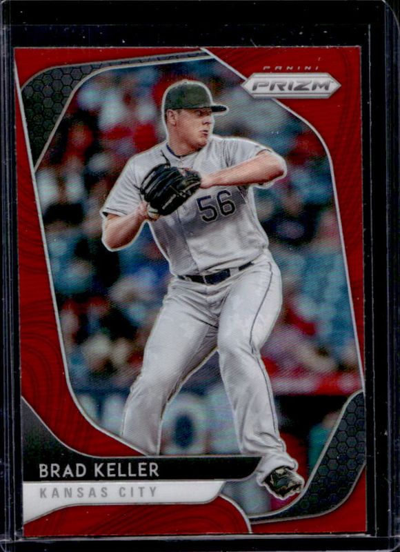 Brad Keller 2020 Prizm #74 Red RAW