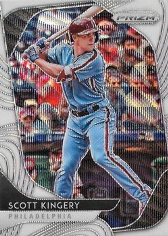 Scott Kingery 2020 Prizm #108 White Wave RAW
