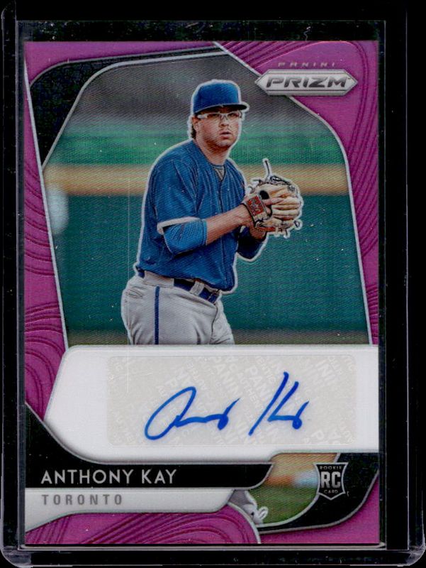 Anthony Kay 2020 Prizm #RA-AK Rookie Autographs - Pink /50 RAW