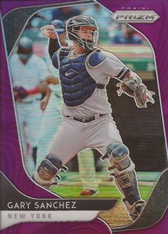 Gary Sanchez 2020 Prizm #82 Purple RAW