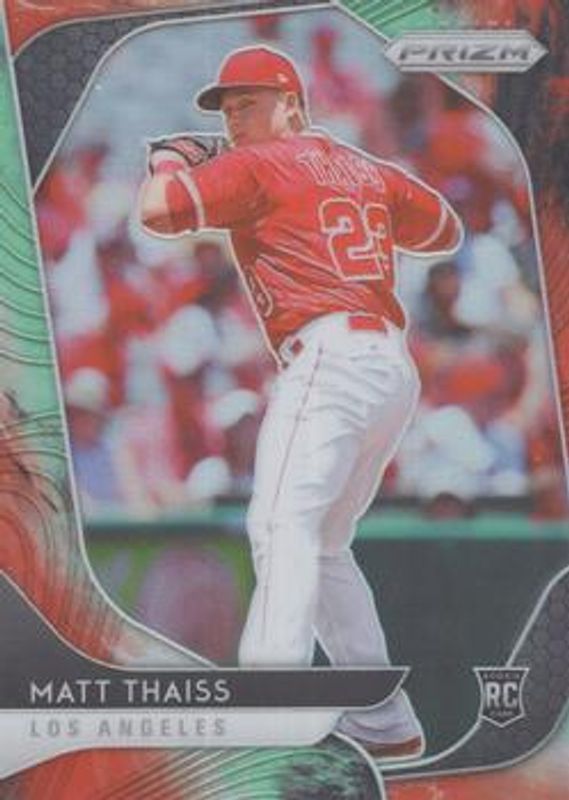 Matt Thaiss 2020 Prizm #68 Cosmic Haze Rookie RAW