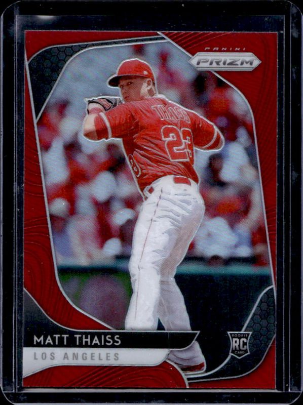 Matt Thaiss 2020 Prizm #68 Red Rookie RAW