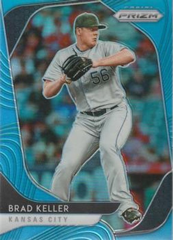 Brad Keller 2020 Prizm #74 Carolina Blue RAW