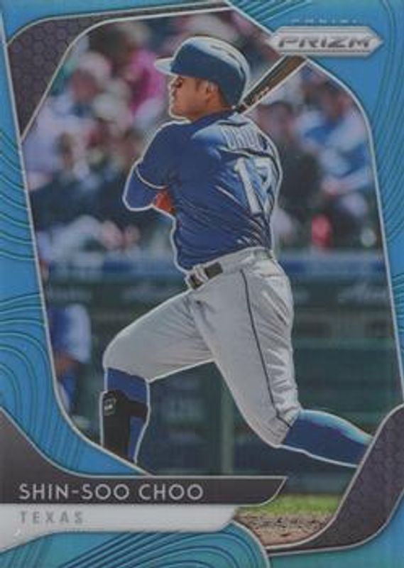 Shin-Soo Choo 2020 Prizm #6 Carolina Blue RAW