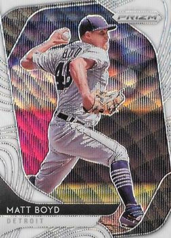 Matt Boyd 2020 Prizm #199 White Wave RAW