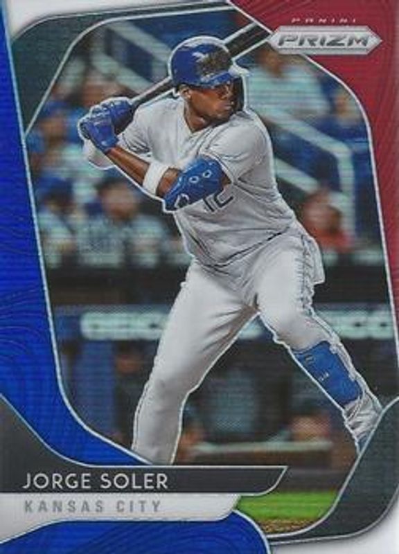 Jorge Soler 2020 Prizm #8 Red White Blue RAW