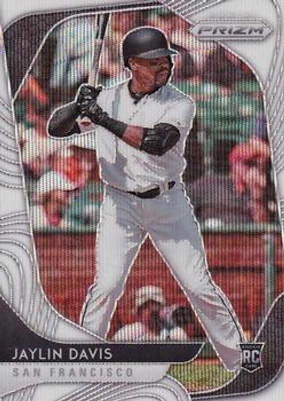 Jaylin Davis 2020 Prizm #192 White Wave Rookie RAW