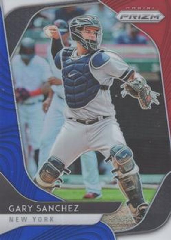Gary Sanchez 2020 Prizm #82 Red White Blue RAW