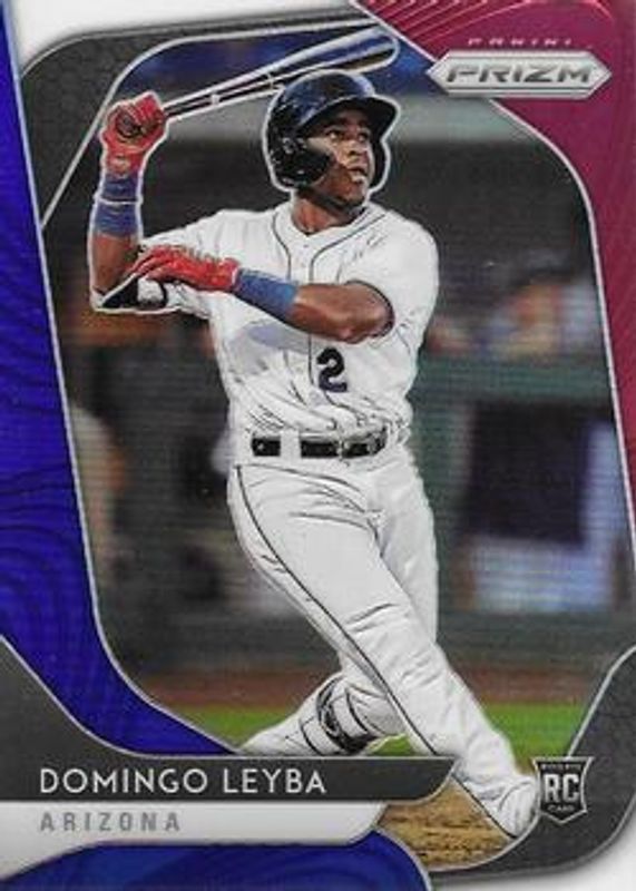 Domingo Leyba 2020 Prizm #10 Red White Blue Rookie RAW