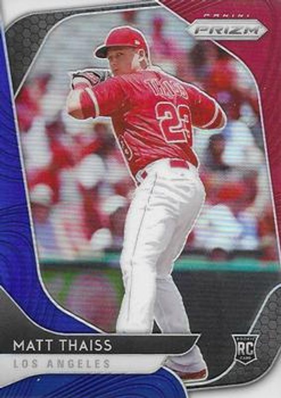 Matt Thaiss 2020 Prizm #68 Red White Blue Rookie RAW