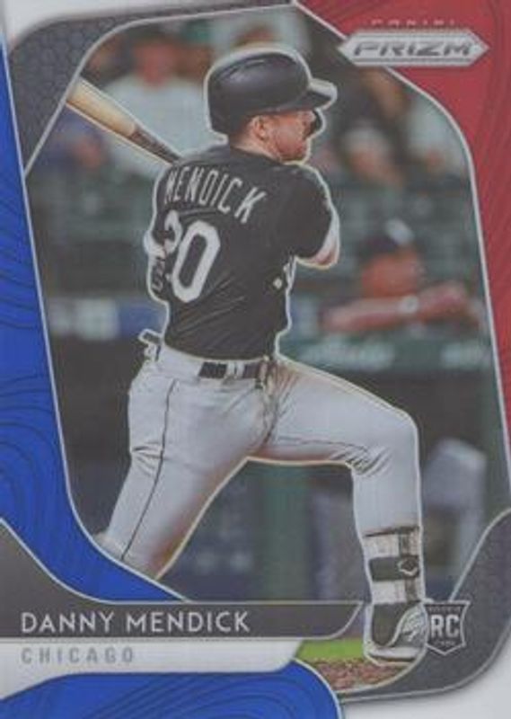 Danny Mendick 2020 Prizm #141 Red White Blue RAW