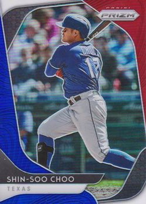 Shin-Soo Choo 2020 Prizm #6 Red White Blue RAW