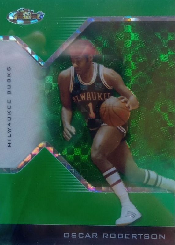 2004 Topps Finest #134 Green X-Fractor /19