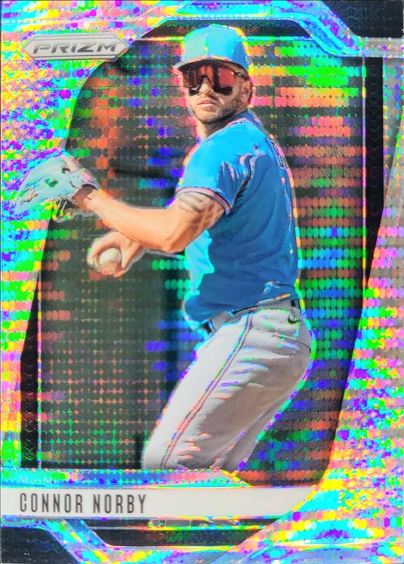 Connor Norby 2025 Prizm #69 Pulsar /499 Rookie RAW