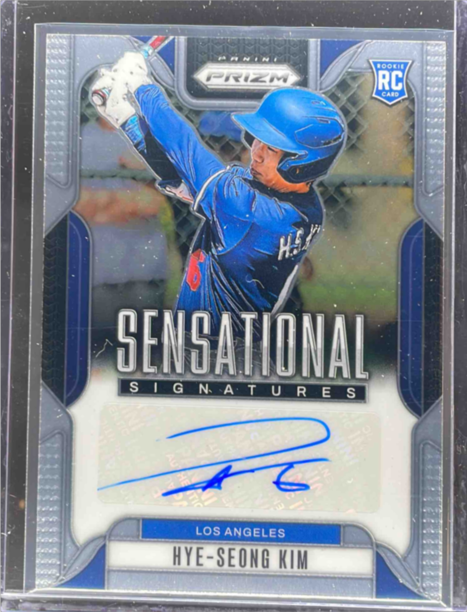 Hye-Seong Kim 2025 Prizm #SS-HK Sensational Signatures Price Guide
