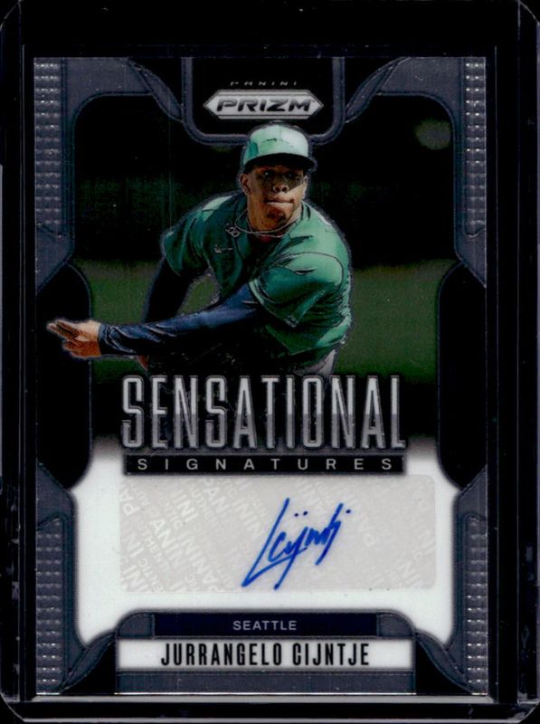 Jurrangelo Cijntje 2025 Prizm #SS-JC Sensational Signatures RAW