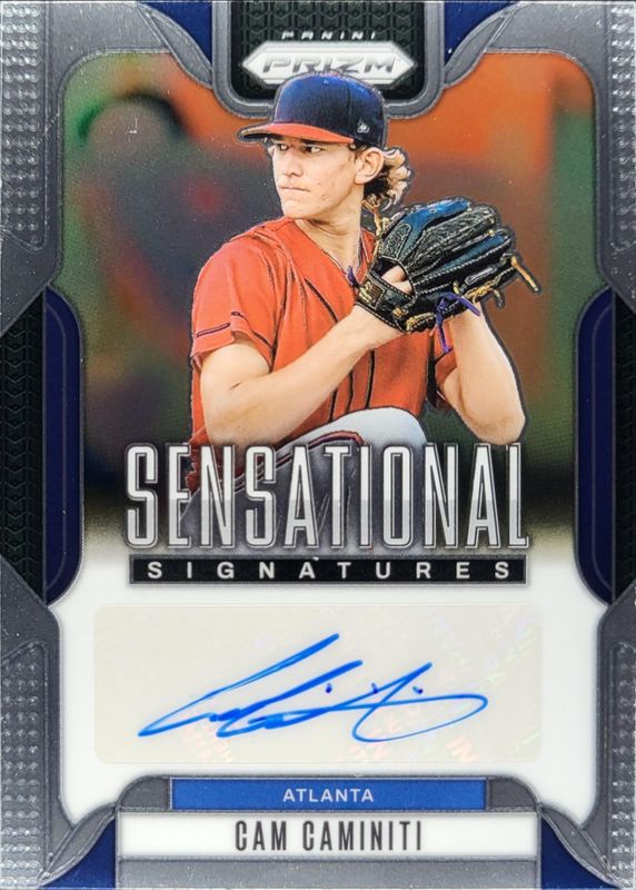 Cam Caminiti 2025 Prizm #SS-CC Sensational Signatures RAW