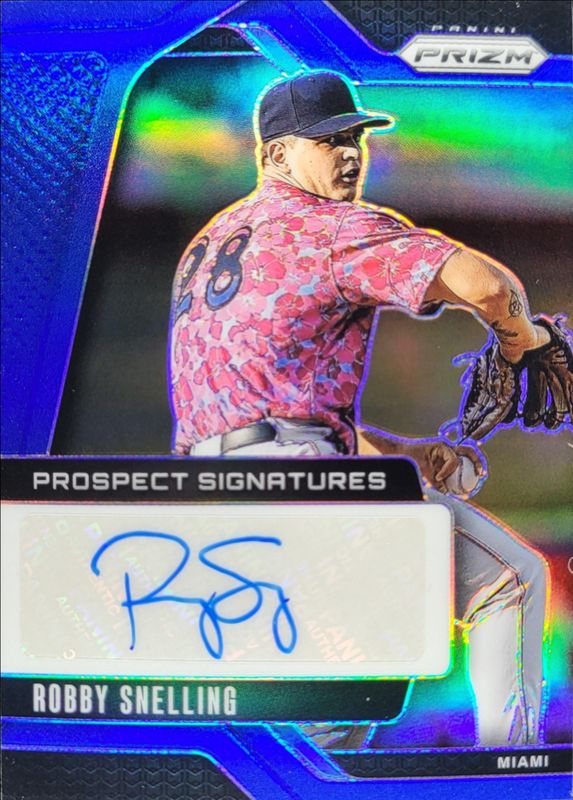 2025 Prizm #PS-RS Prospect Signatures - Blue /49