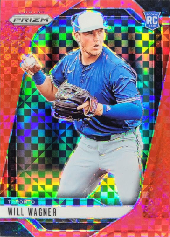 Will Wagner 2025 Prizm #171 Red Power /99 Rookie RAW