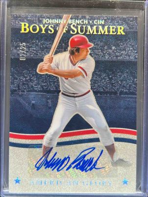 2025 Panini Boys of Summer #AGS-JB American Glory Signatures - Holo Silver /25
