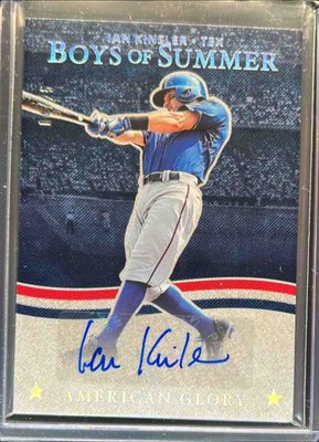 2025 Panini Boys of Summer #AGS-IK American Glory Signatures - Holo Silver /25