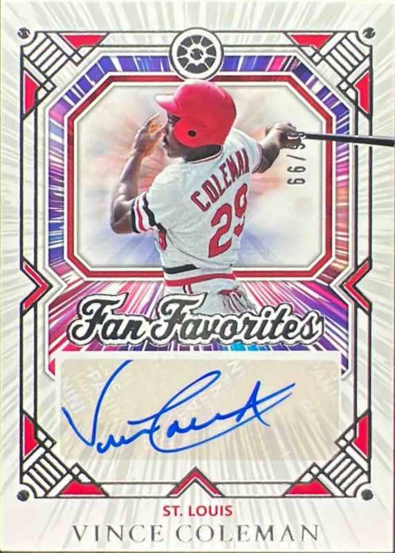 2025 Panini Boys of Summer #19 Fan Favorites Signatures /25