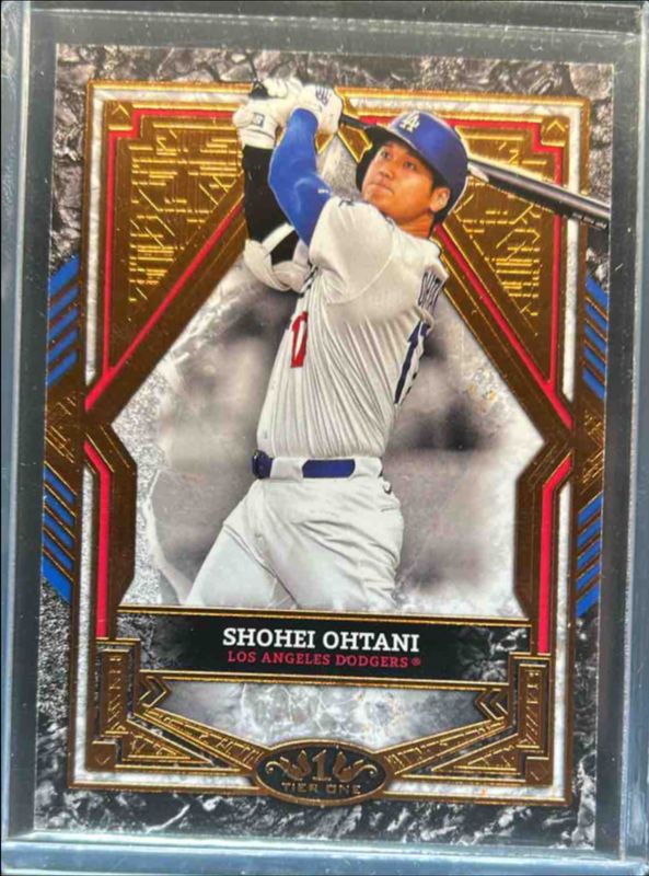 Shohei Ohtani 2025 Topps Tier One #23 Base Tier 2 - Bronze Foil RAW
