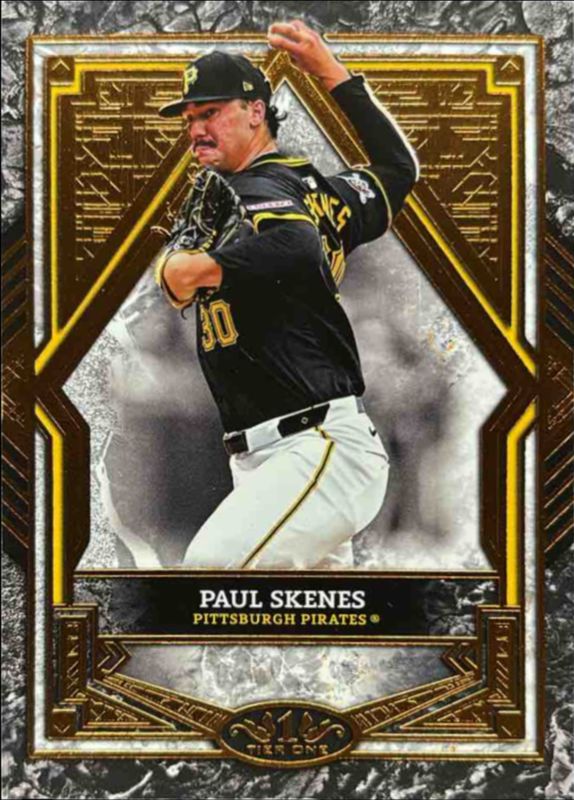 Paul Skenes 2025 Topps Tier One #55 Base Tier 2 /125 RAW