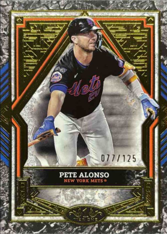 Pete Alonso 2025 Topps Tier One #63 Base Tier 2 /125 RAW